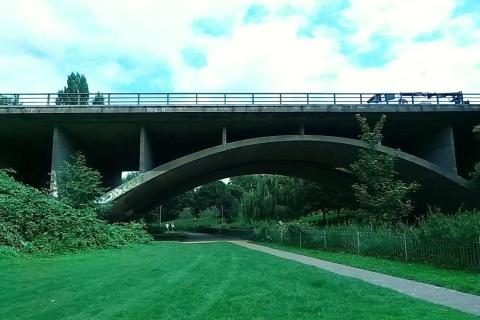 Bridge over Keynsham Memorial Park