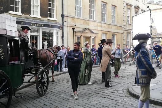 Bridgerton Filming in Abbey Green