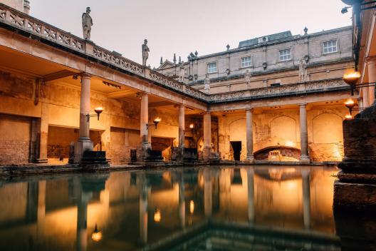 Torchlit Great Bath, Amy Sanders