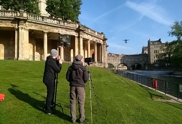 Drone filming - Parade Gardens